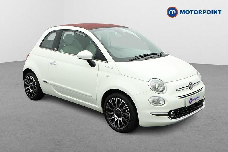 White Used 2022 Fiat 500 Dolcevita Cabriolet | £11,649 (Fair price) - Image 1/4