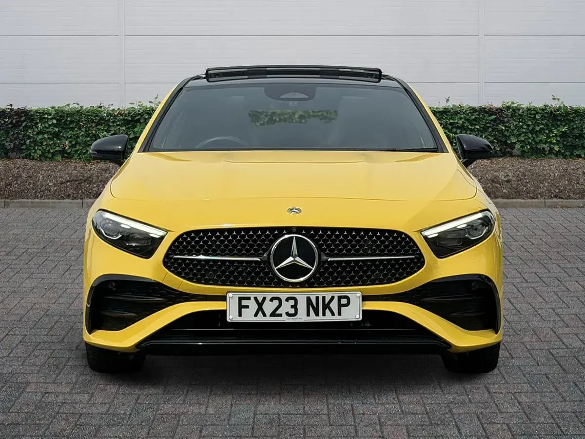 Used Mercedes A200 Exclusive 2023 Yellow Hatchback