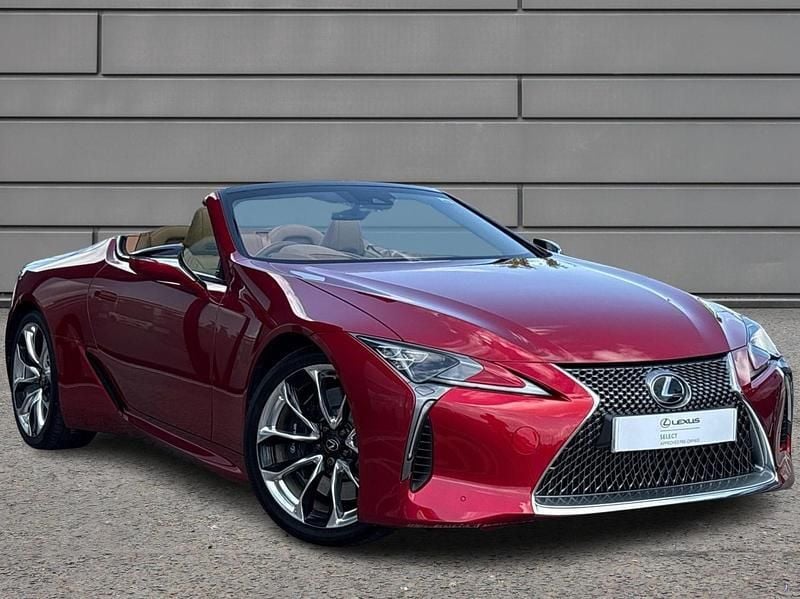 Red Used 2023 Lexus LC 500 Sport Line Cabriolet | £92,950 - Image 1/4
