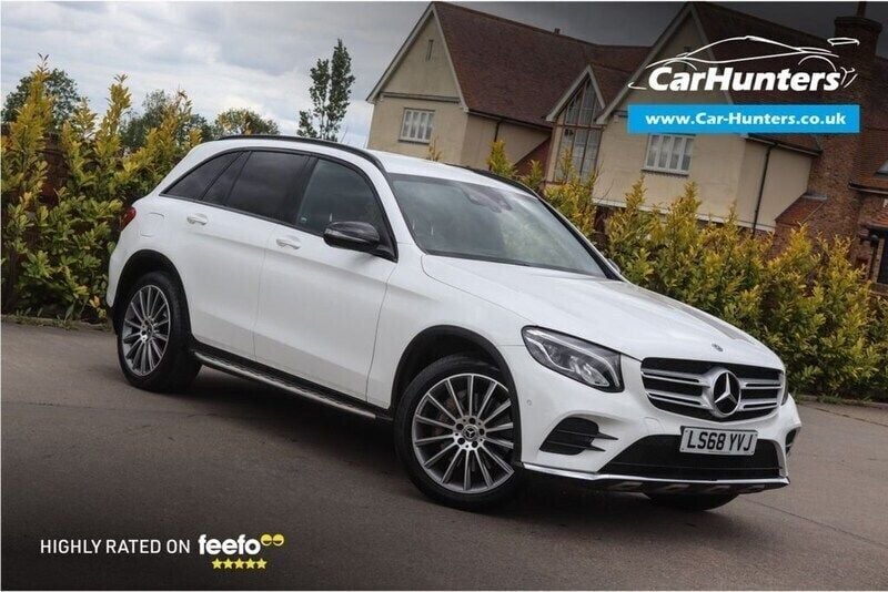 White Used 2018 Mercedes GLC250 AMG line SUV | £20,495 (Good price) - Image 1/4