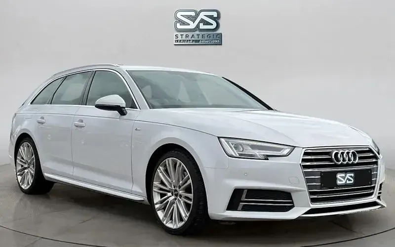Used Audi A4 S-Line 252 HP (185 kW) 2017 White Estate