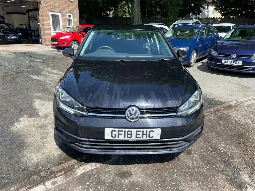 Used VW Golf VII S 125 HP (91 kW) 2018 Black Hatchback