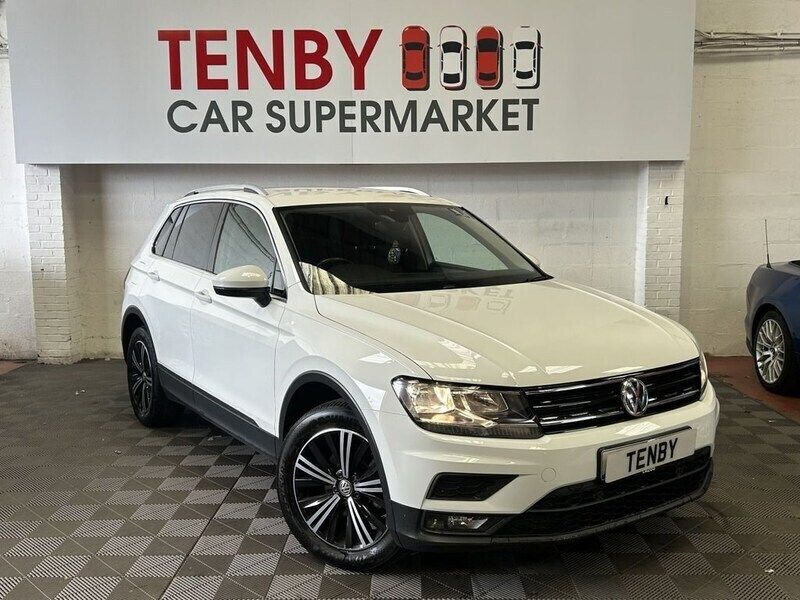 White Used 2018 VW Tiguan SE SUV | £13,795 (Good price) - Image 1/4