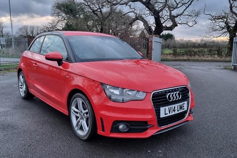 Used Audi A1 S-Line 122 HP (89 kW) 2014 Red Hatchback