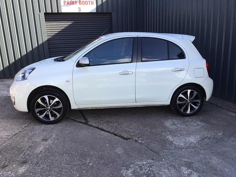 Used Nissan Micra N-TEC 2017 White Hatchback