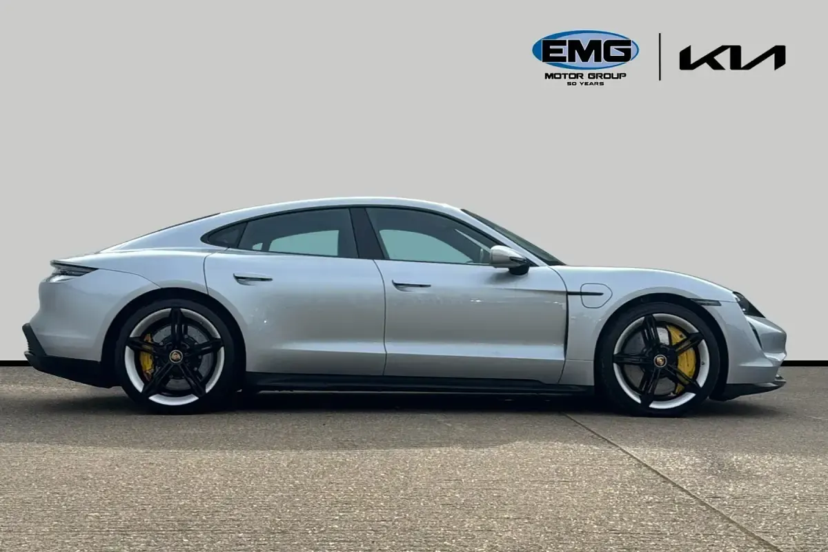 Used Porsche Taycan Performance Package 559 kW (761 HP) 2021 Silver Sedan