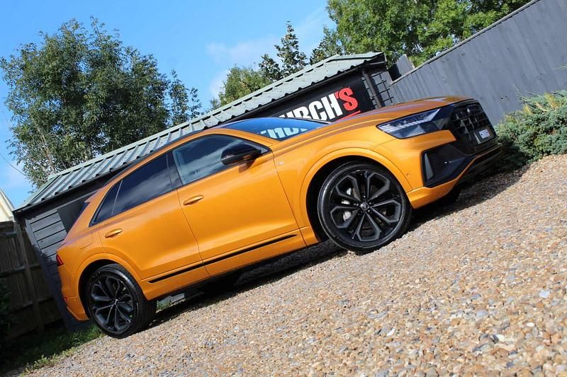 Orange Used 2020 Audi Q8 Comfort SUV | £38,490 (Super price) - Image 1/4