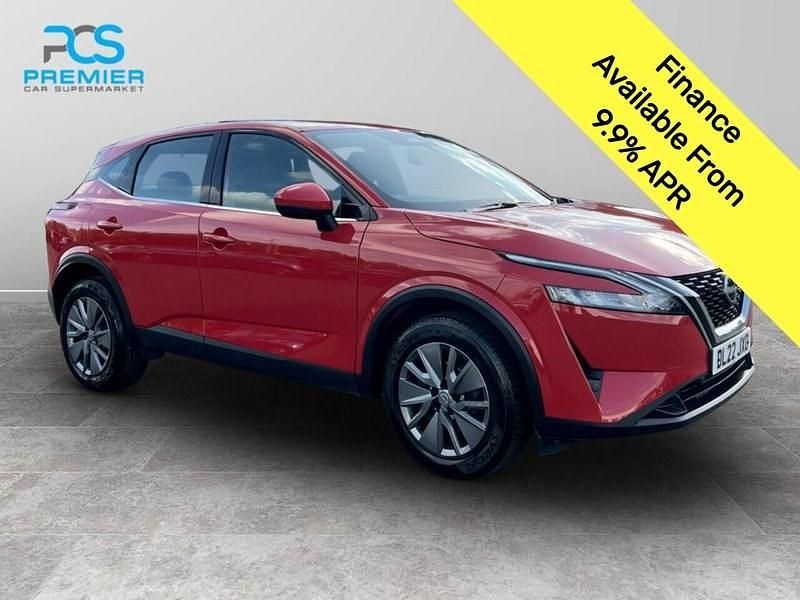 Red Used 2022 Nissan Qashqai Visia SUV | £14,395 (Super price) - Image 1/3