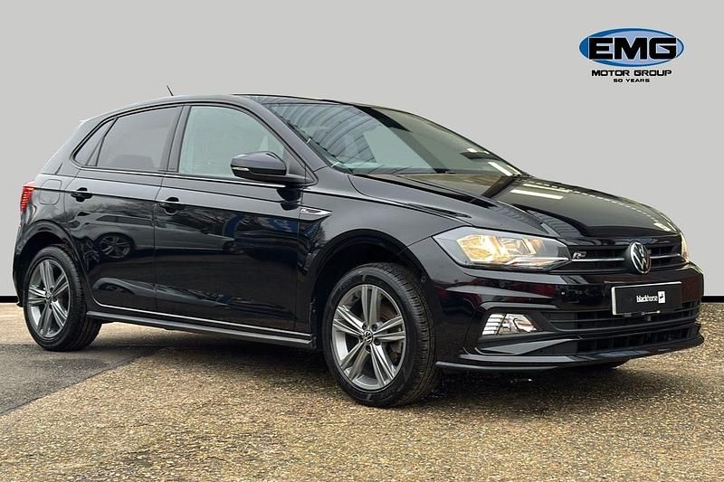 Used VW Polo R-line 110 HP (80 kW) 2021 Black Hatchback