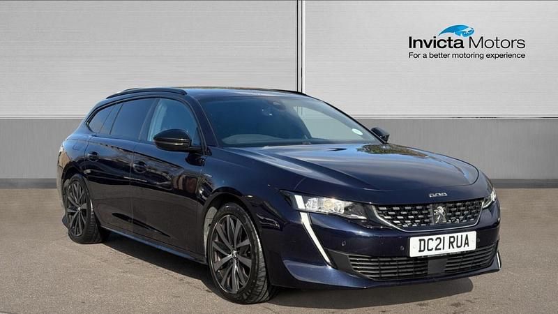 Used Peugeot 508 GT-line 180 HP (132 kW) 2021 Twilight blue Estate
