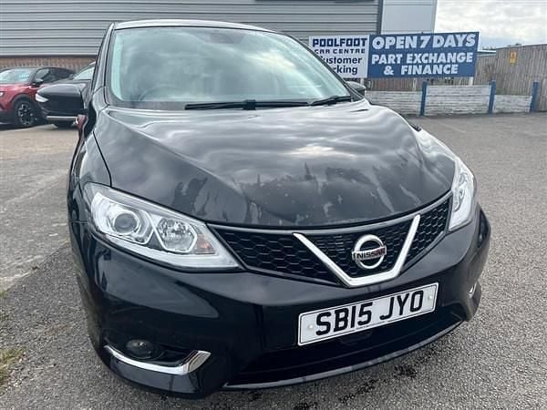 Black Used 2015 Nissan Pulsar N-TEC Hatchback | £5,695 (Good price) - Image 1/3