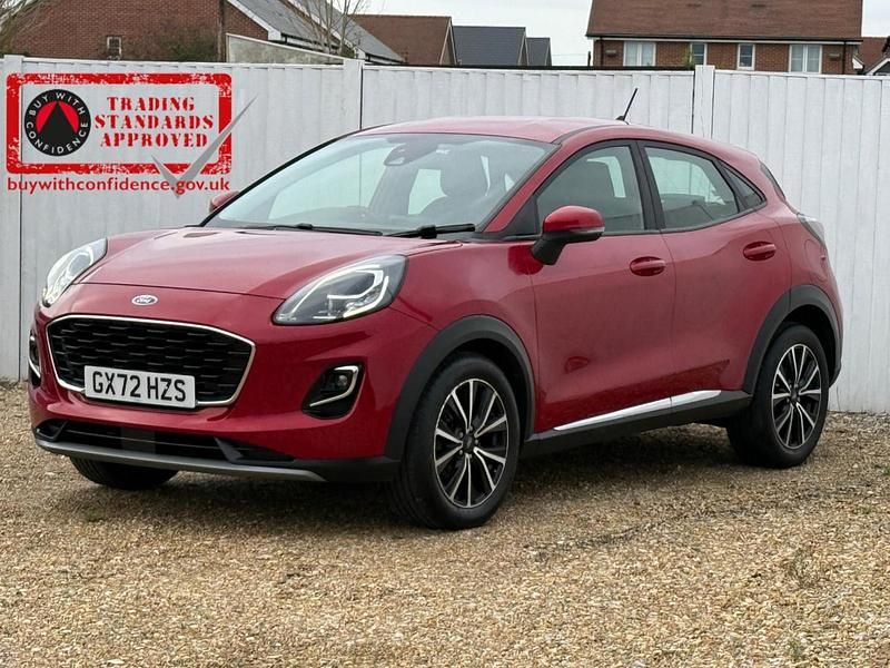 Used Ford Puma Titanium 125 HP (91 kW) 2022 Red Hatchback