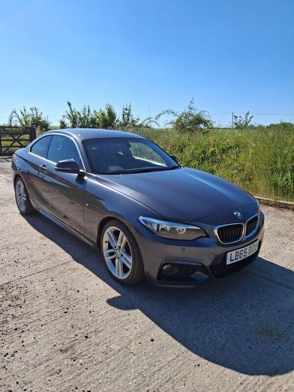Grey Used 2015 BMW 220 M Sport Coupe | £7,395 (Good price) - Image 1/4
