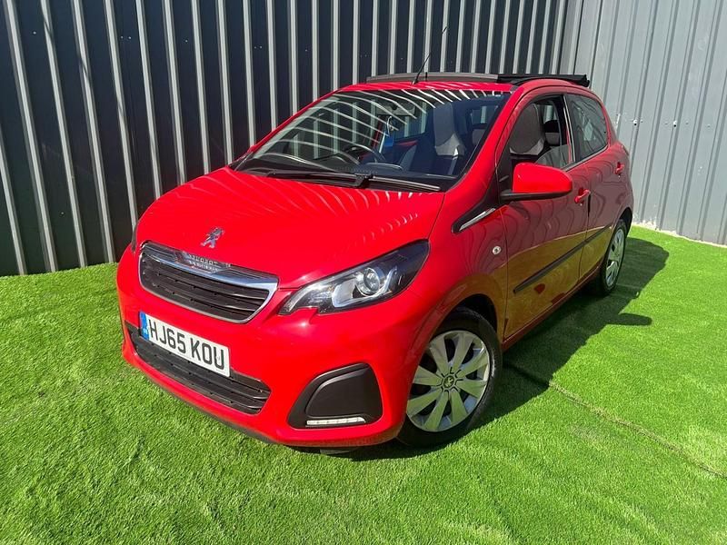 Second-hand Peugeot 108 Active 68 CP (50 kW) 2015 Roșu Hatchback