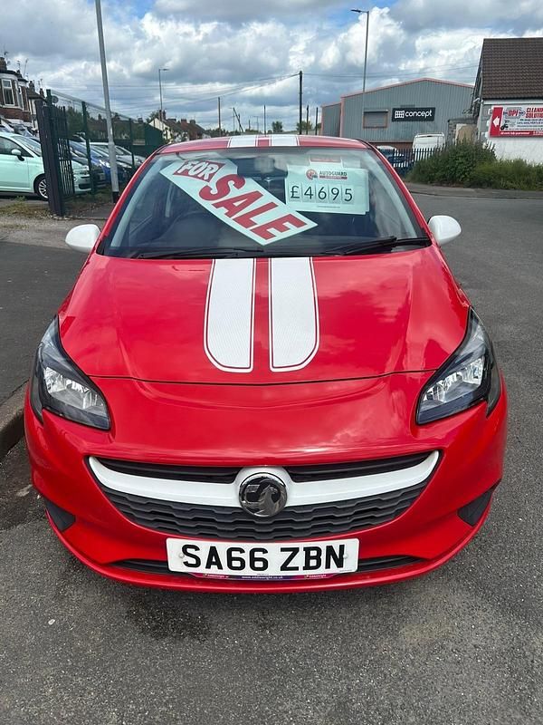 Red Used 2016 Vauxhall Corsa Hatchback | £3,995 (Good price) - Image 1/4