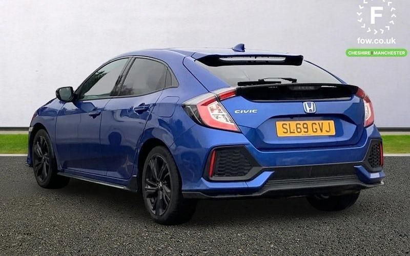 Used Honda Civic Sport 126 HP (92 kW) 2019 Blue Hatchback