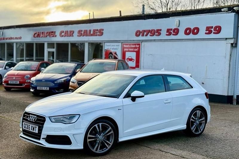 White Used 2015 Audi A3 S-Line Hatchback | £12,995 (A bit pricey) - Image 1/1