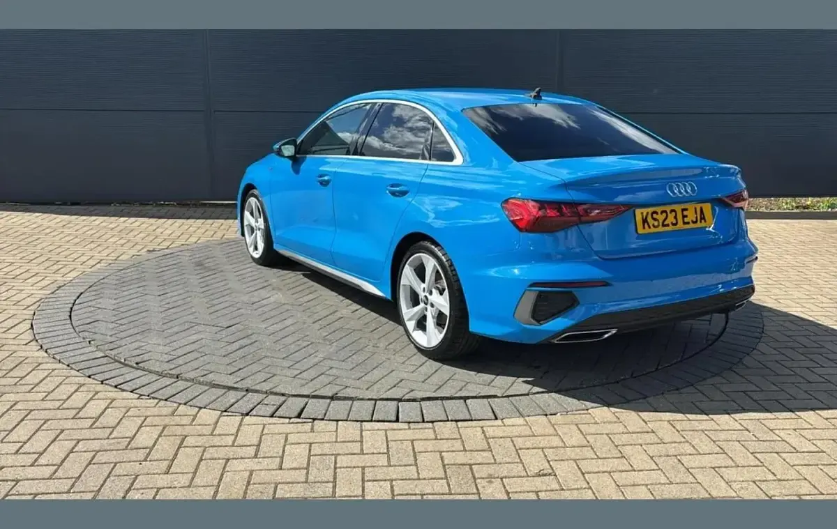 Used Audi A3 S-Line 147 HP (108 kW) 2023 Blue Sedan