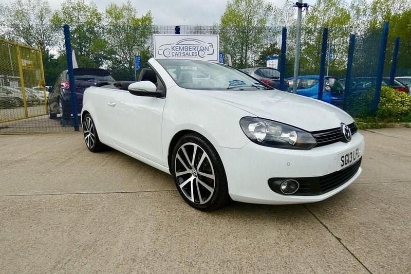 White Used 2013 VW Golf Cabriolet GT Cabriolet | £5,995 (Fair price) - Image 1/4