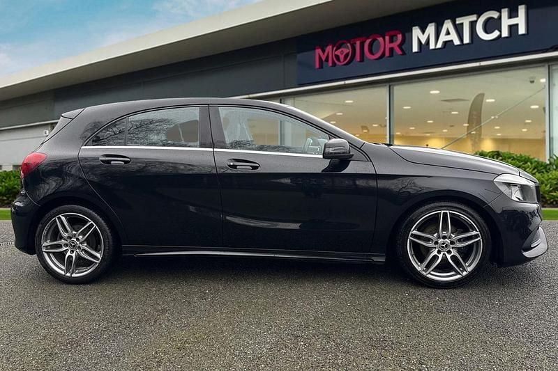 Used Mercedes A180 AMG line 2017 Black Hatchback