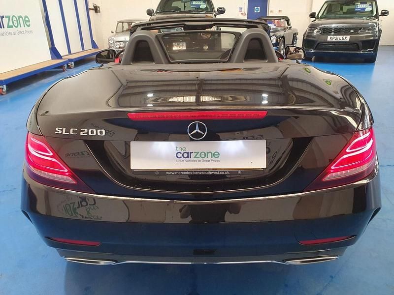 Used Mercedes SLC200 AMG line 184 HP (135 kW) 2017 Black Cabriolet