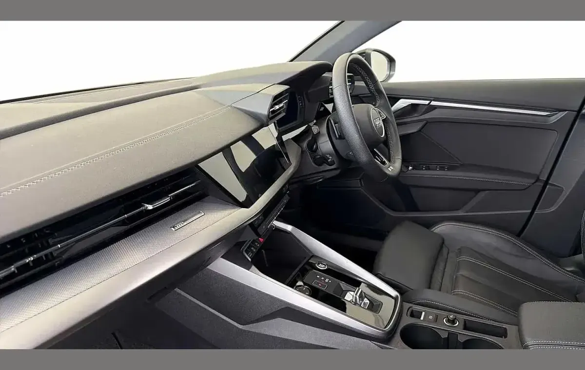 Used Audi A3 S-Line 147 HP (108 kW) 2024 Black Hatchback