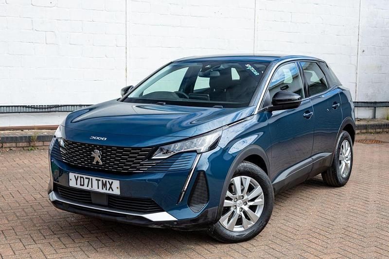 Blue Used 2021 Peugeot 3008 Active Premium SUV | £14,750 (Fair price) - Image 1/4