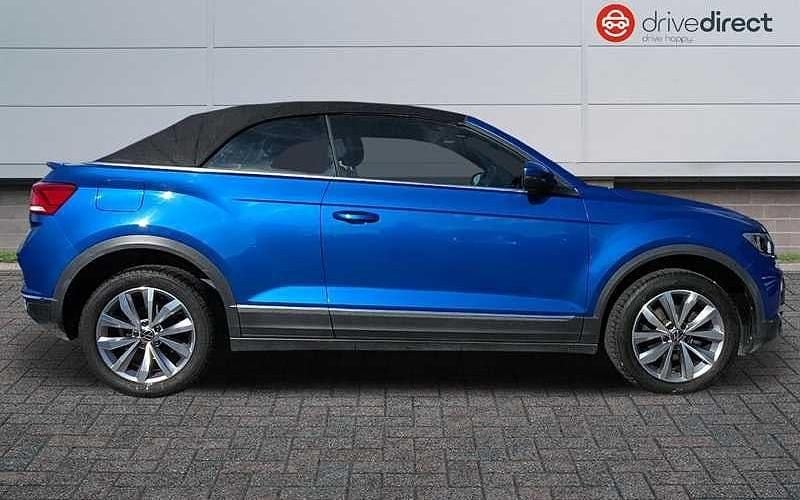 Used VW T-Roc Cabriolet Design 150 HP (110 kW) 2021 Metallic  ravenna blue Cabriolet