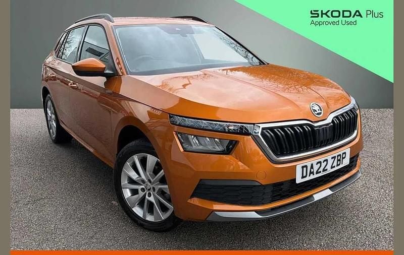 Used Skoda Kamiq SE 95 HP (69 kW) 2022 Orange SUV