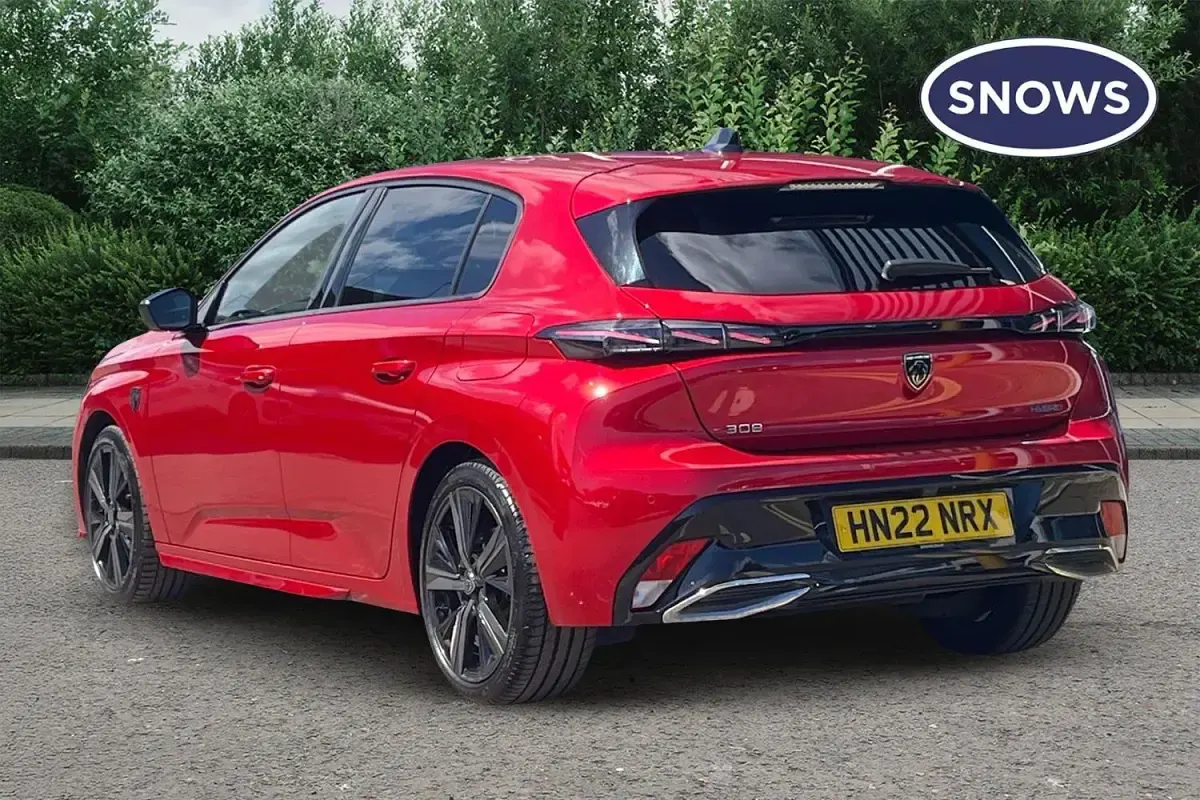 Used Peugeot 308 Premium 225 HP (165 kW) 2022 Red Hatchback