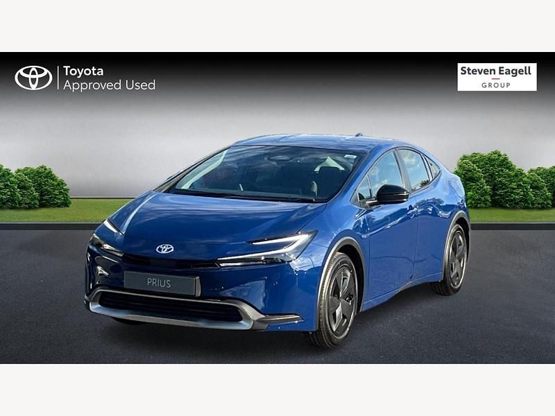 New Toyota Prius Design 2025 Blue Hatchback