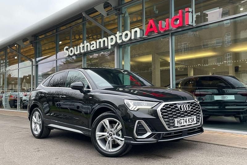 Black Used 2025 Audi Q3 Sportback S-Line SUV | £29,991 (Good price) - Image 1/4