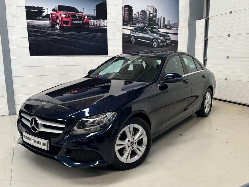 Blue Used 2018 Mercedes C200 Executive Sedan | £13,490 (Super price) - Image 1/4