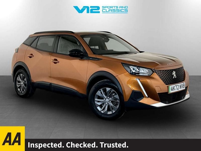 Used Peugeot e-2008 Active+ 100 kW (136 HP) 2023 Orange SUV