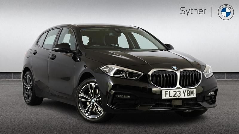 Black Used 2023 BMW 118 Sport Line Hatchback | £20,750 (Good price) - Image 1/4