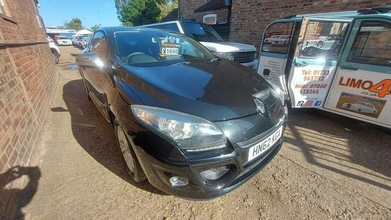 Black Used 2012 Renault Mégane Coupé Dynamique Coupe | £1,690 (Fair price) - Image 1/4
