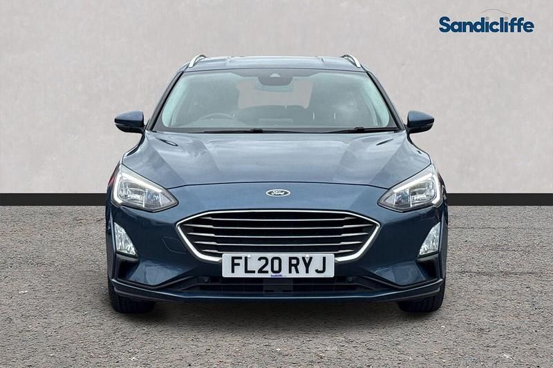 Used Ford Focus Titanium 125 HP (91 kW) 2020 Chrome blue (premium paint) Estate