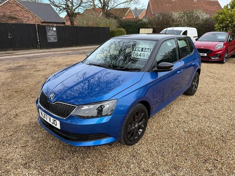 Used Skoda Fabia Colour Edition 2017 Blue Hatchback