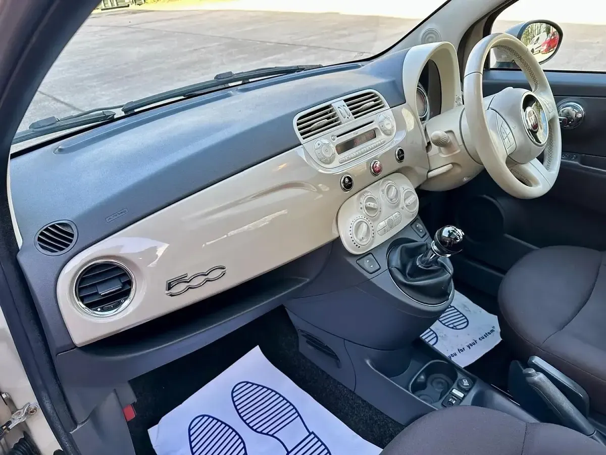 Used Fiat 500 Lounge 69 HP (50 kW) 2014 Brown Hatchback