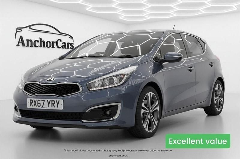 Blue Used 2017 Kia Ceed 4 Hatchback | £9,295 (A bit pricey) - Image 1/4