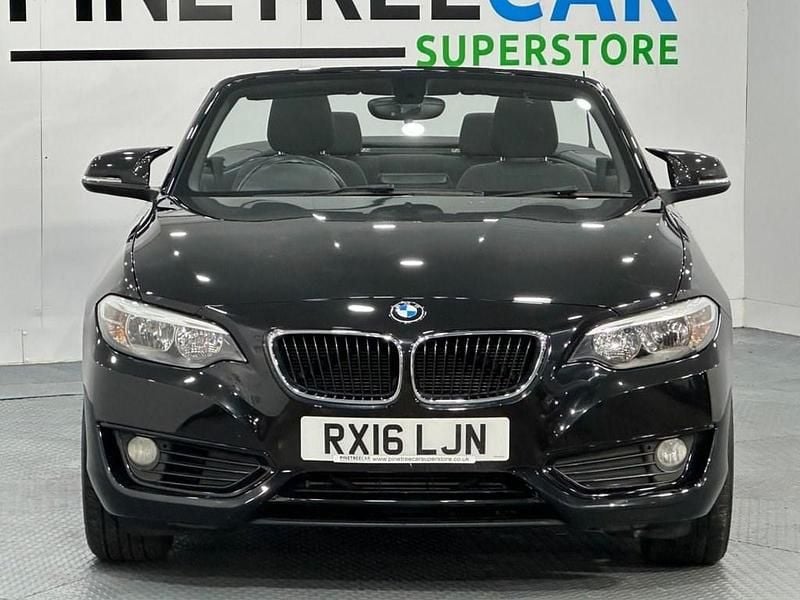 Used BMW 218 Impressive 136 HP (100 kW) 2016 Black Cabriolet