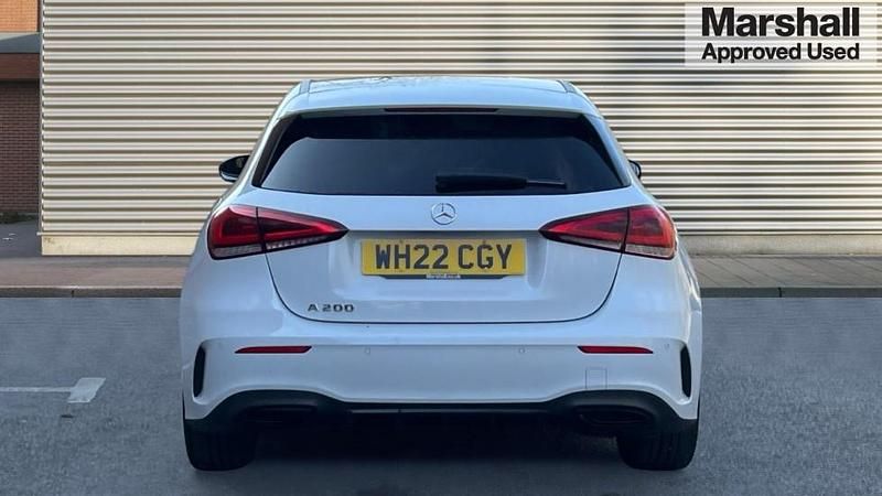Used Mercedes A200 AMG Line Premium Plus 163 HP (119 kW) 2022 White Hatchback