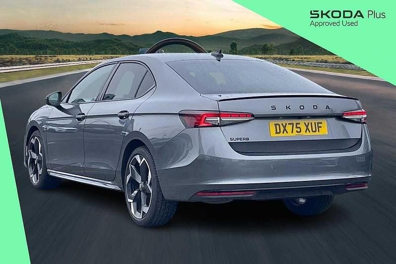 Used Skoda Superb SportLine 150 HP (110 kW) 2025 Graphite grey metallic Hatchback