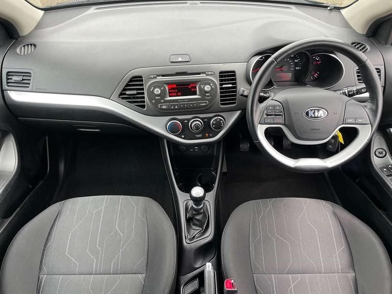 Used Kia Picanto 65 HP (47 kW) 2016 Black Hatchback