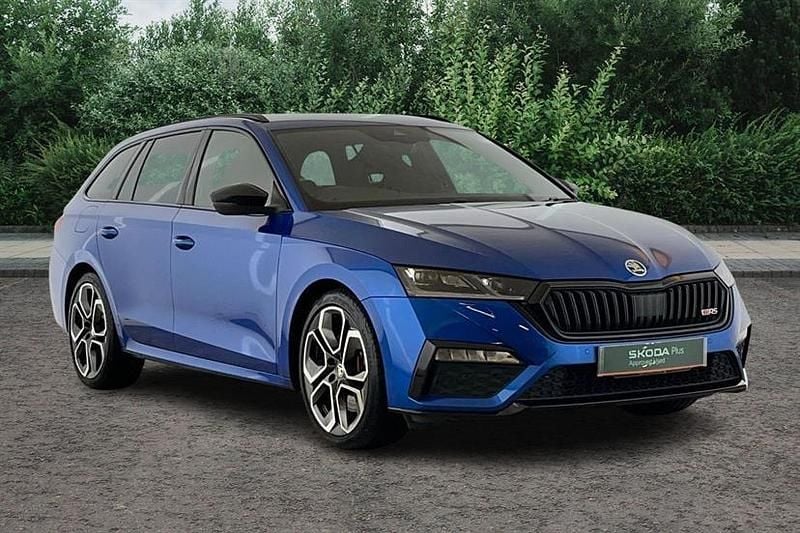 Blue Used 2023 Skoda Octavia vRS Estate | £26,990 (Expensive) - Image 1/4