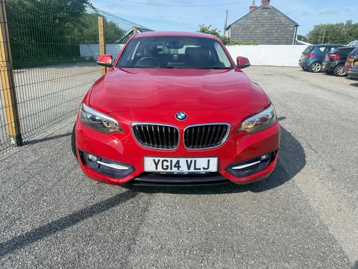 Used BMW 220 Sport Line 190 HP (139 kW) 2014 Red Coupe