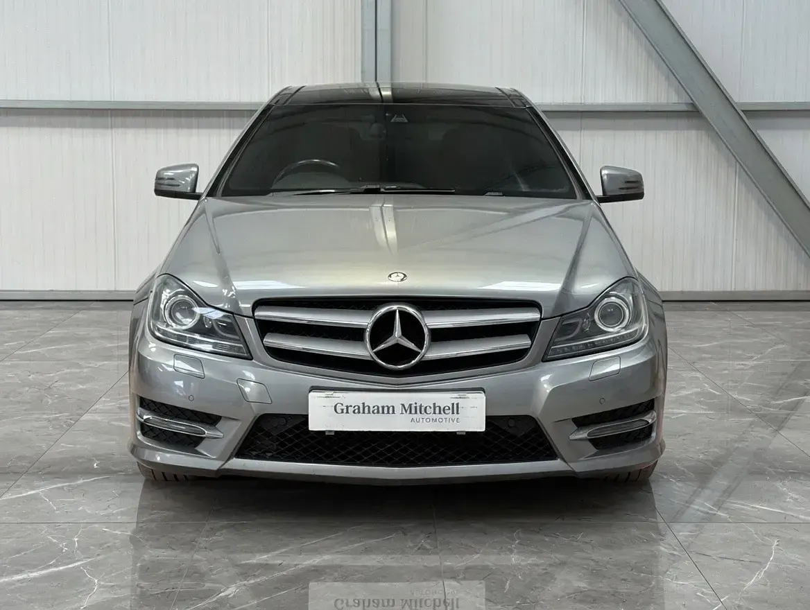 Used Mercedes C220 Sport Edition 170 HP (125 kW) 2014 Silver Coupe