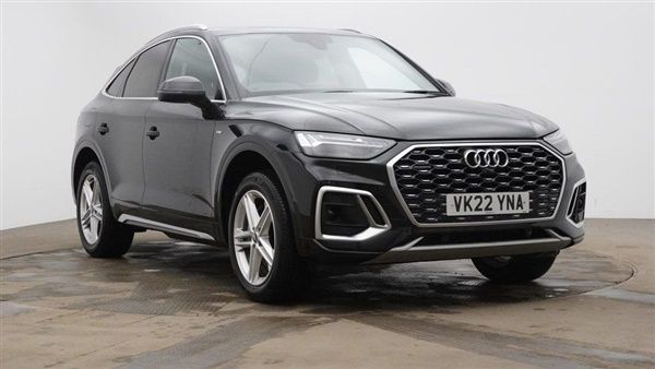 Black Used 2022 Audi Q5 Sportback S-Line SUV | £34,740 - Image 1/1