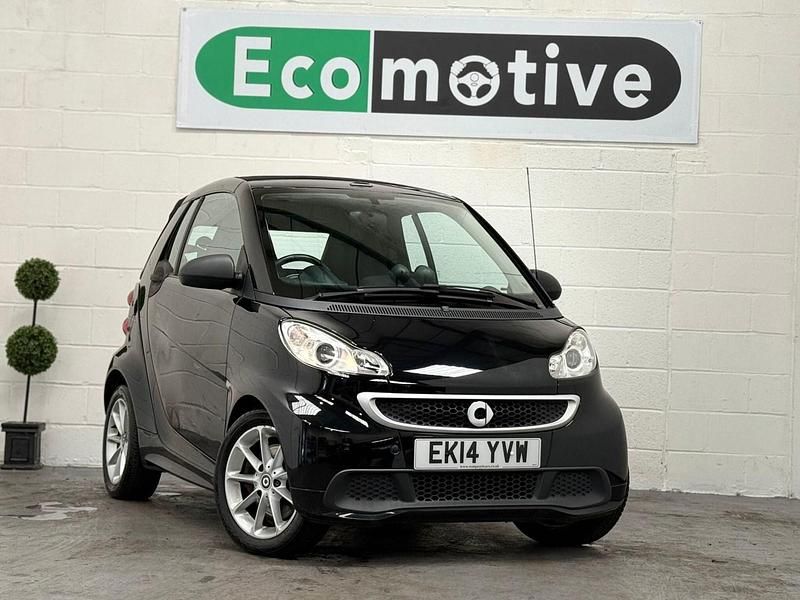 Black Used 2014 Smart ForTwo Cabrio Passion Cabriolet | £4,995 (Fair price) - Image 1/4