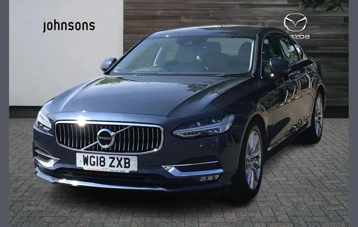 Used Volvo S90 Inscription 187 HP (137 kW) 2018 Blue Sedan
